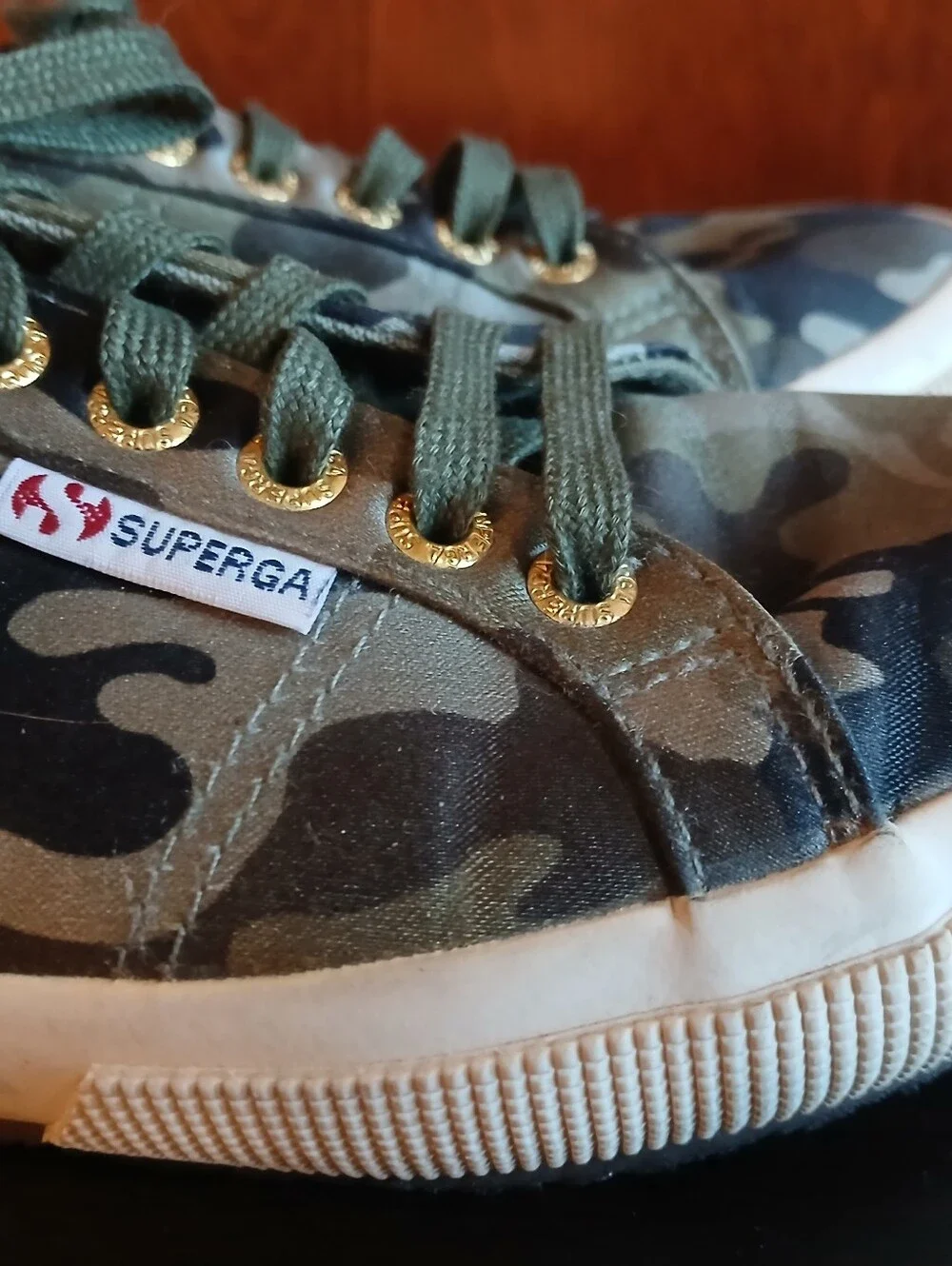 mens SUPERGA camouflage sneakers